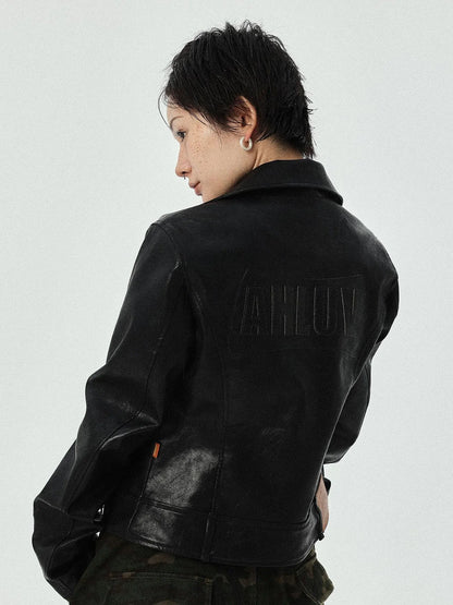 Minnie S Vintage Pu Leather Jacket