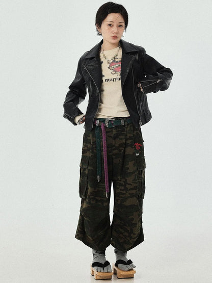 Minnie S Vintage Pu Leather Jacket