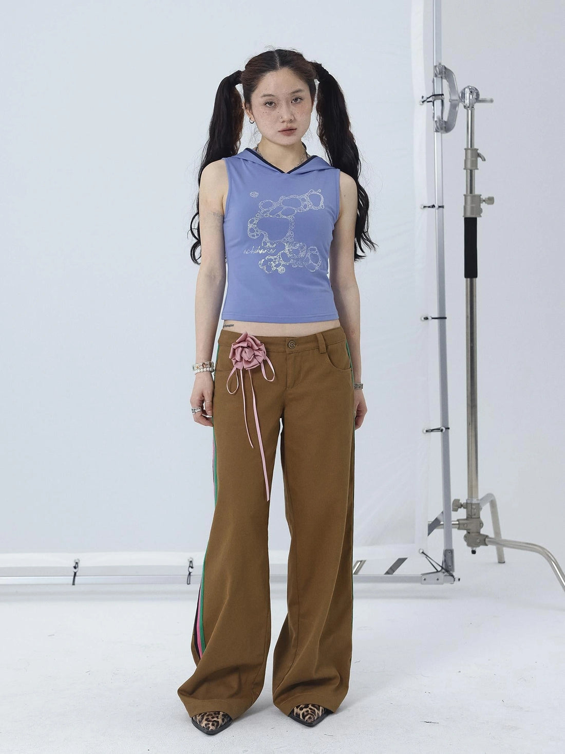 Missy Hilton Relaxed Wide Leg Trousers