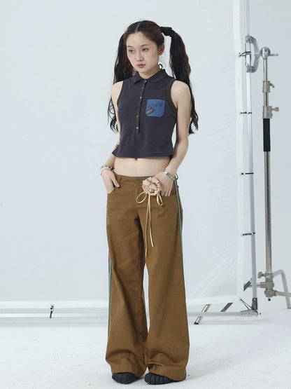Missy Hilton Relaxed Wide Leg Trousers