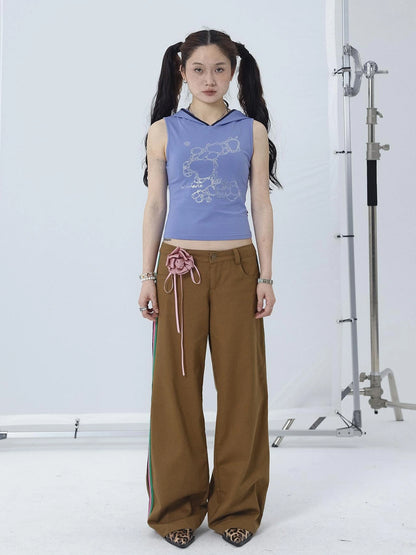 Missy Hilton Relaxed Wide Leg Trousers