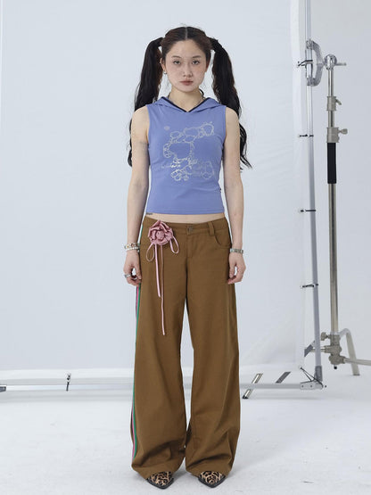 Achihara Missy Hilton Relaxed Wide Leg Trousers