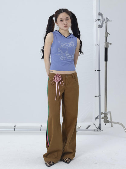 Achihara Missy Hilton Relaxed Wide Leg Trousers