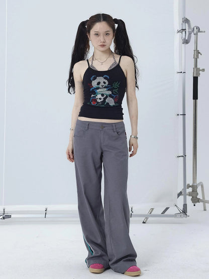 Missy Hilton Relaxed Wide Leg Trousers