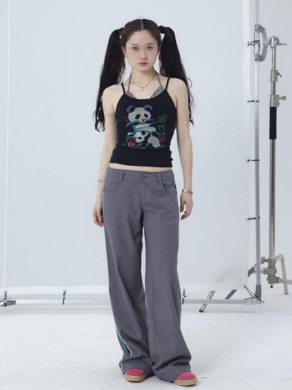 Achihara Missy Hilton Relaxed Wide Leg Trousers