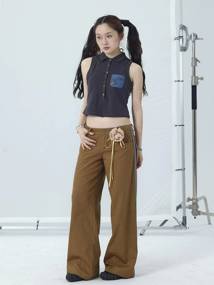 Missy Hilton Relaxed Wide Leg Trousers