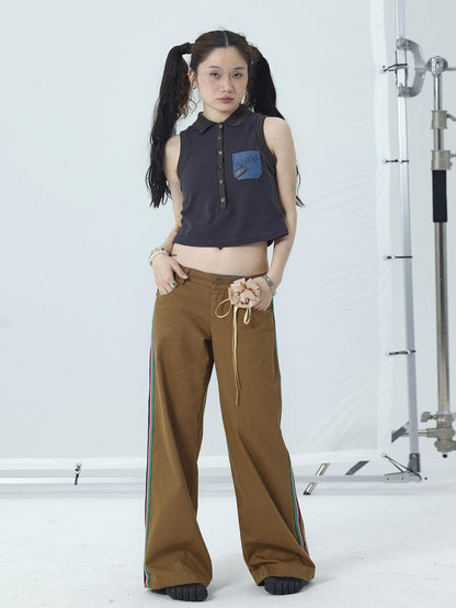 Achihara Missy Hilton Relaxed Wide Leg Trousers