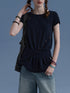 Achihara_Navy_Asymmetric_Button_Split_Print_Relaxed_Women&
