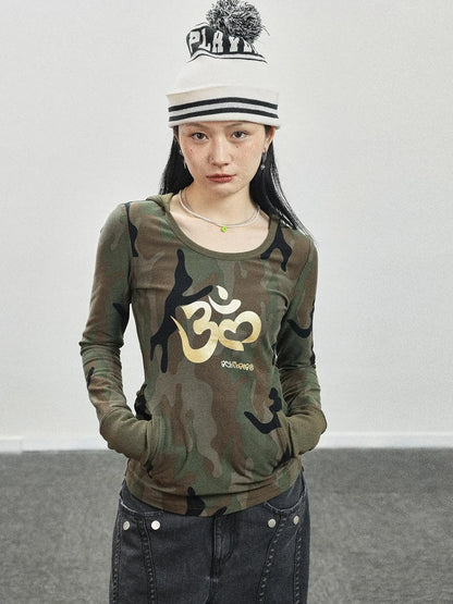 Olive Om Dream Print Long Sleeve Tee