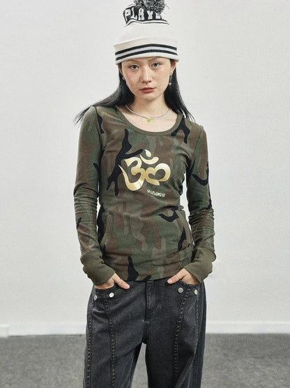 Olive Om Dream Print Long Sleeve Tee