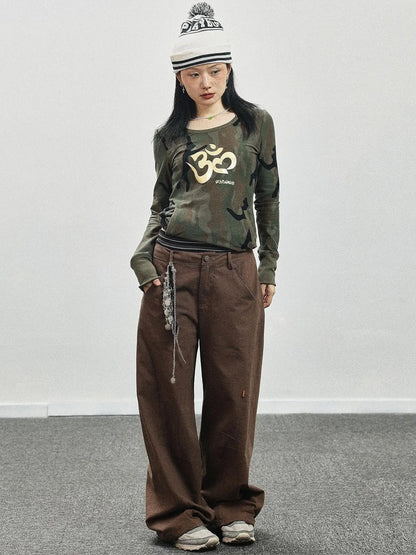 Olive Om Dream Print Long Sleeve Tee