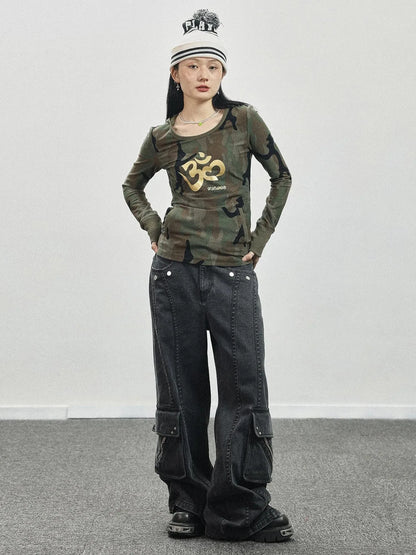 Olive Om Dream Print Long Sleeve Tee