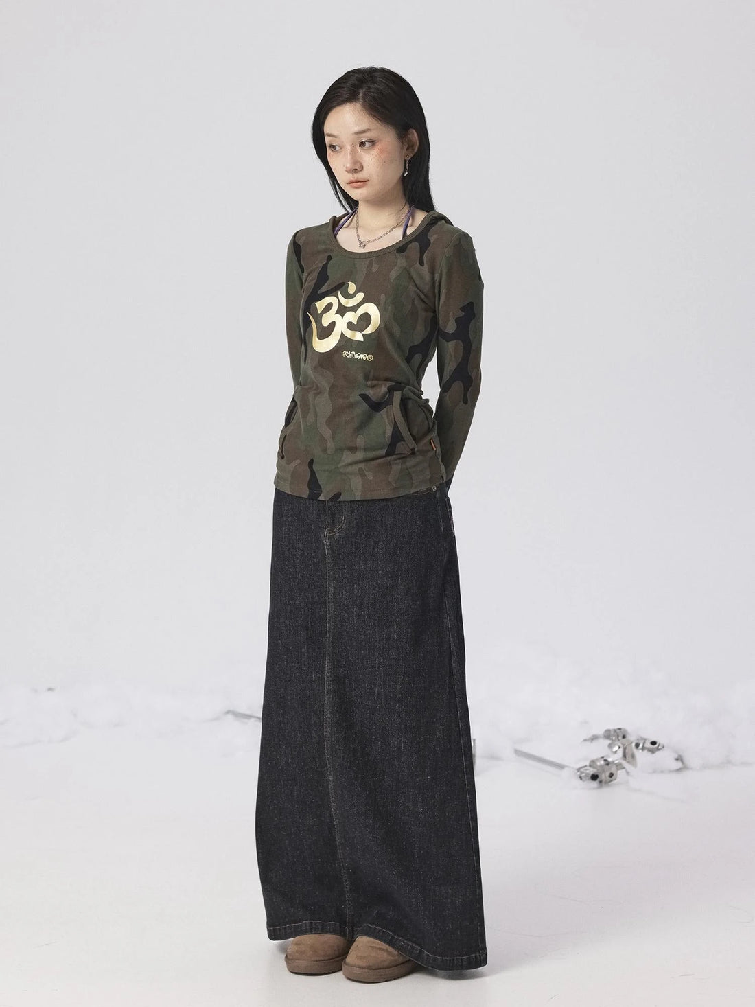 Olive Om Dream Print Long Sleeve Tee