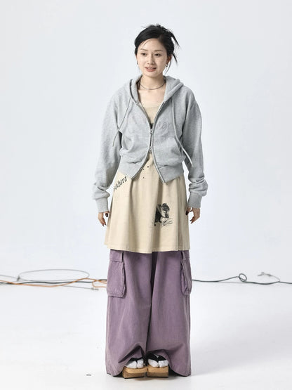 Oxidized Soap Flake A Line Hooded Sundress