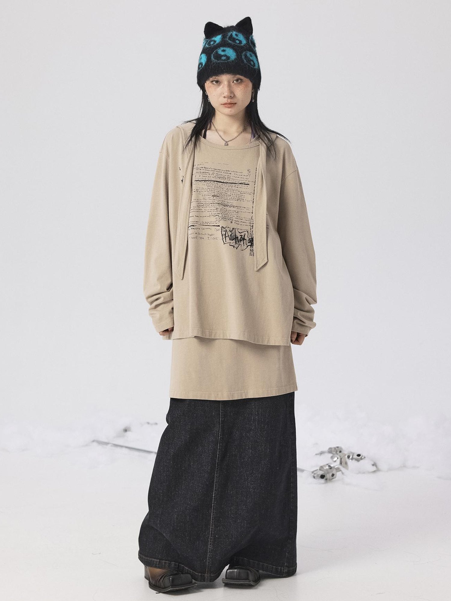 Achihara Oxidized Soap Slice 2.0 Long-Sleeve Hoodie Dress Set