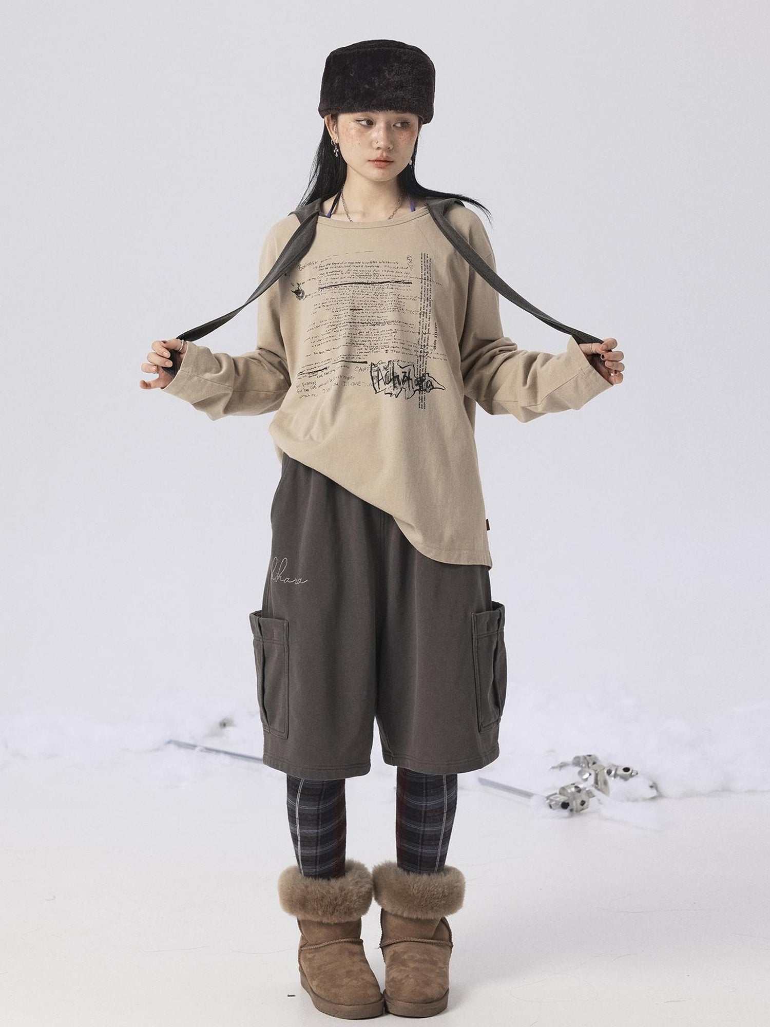 Achihara Oxidized Soap Slice 2.0 Long-Sleeve Hoodie Dress Set