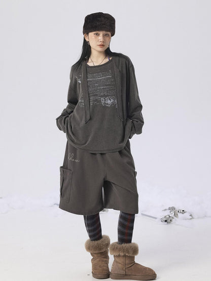 Achihara Oxidized Soap Slice 2.0 Long-Sleeve Hoodie Dress Set