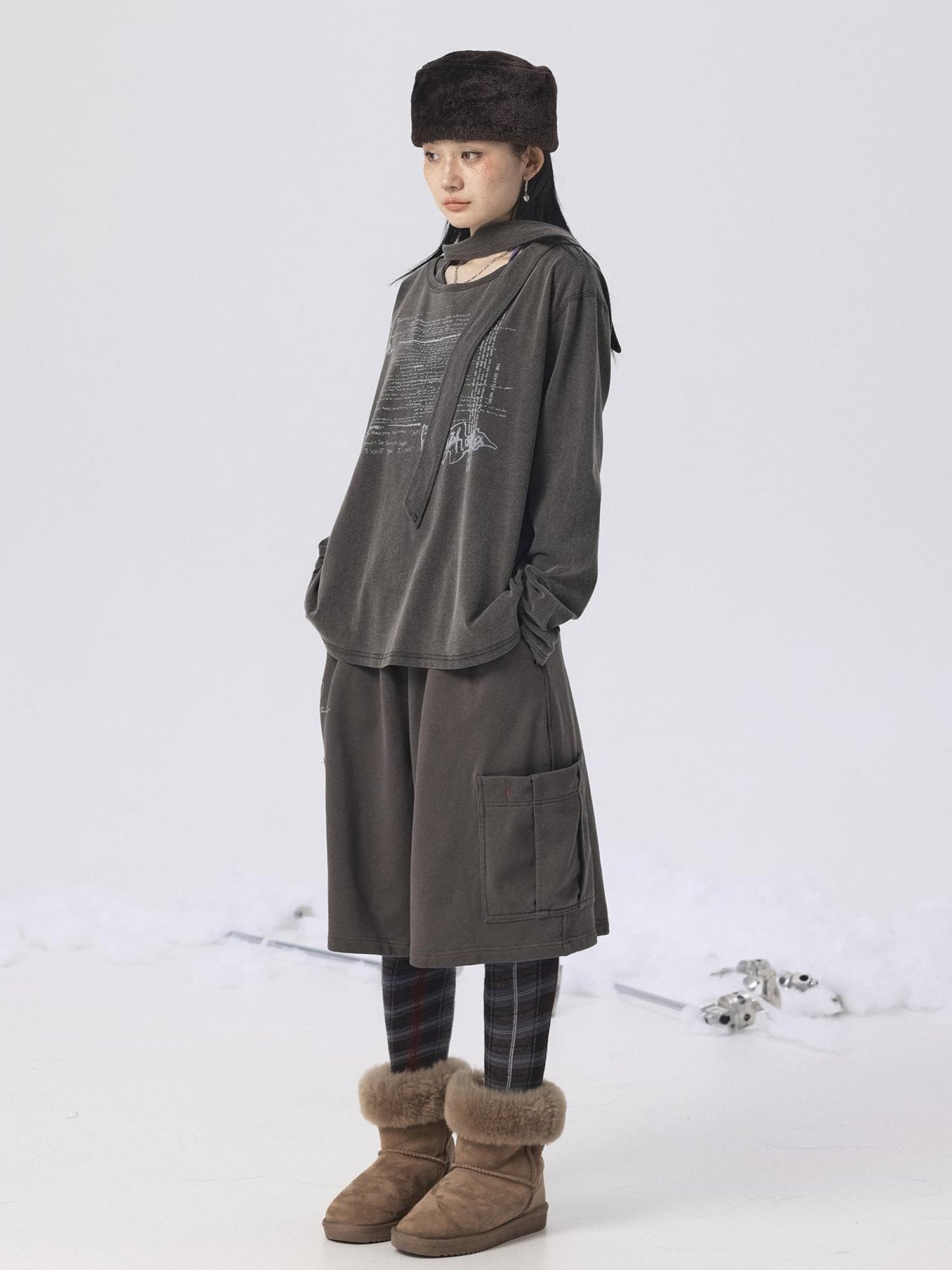 Achihara Oxidized Soap Slice 2.0 Long-Sleeve Hoodie Dress Set