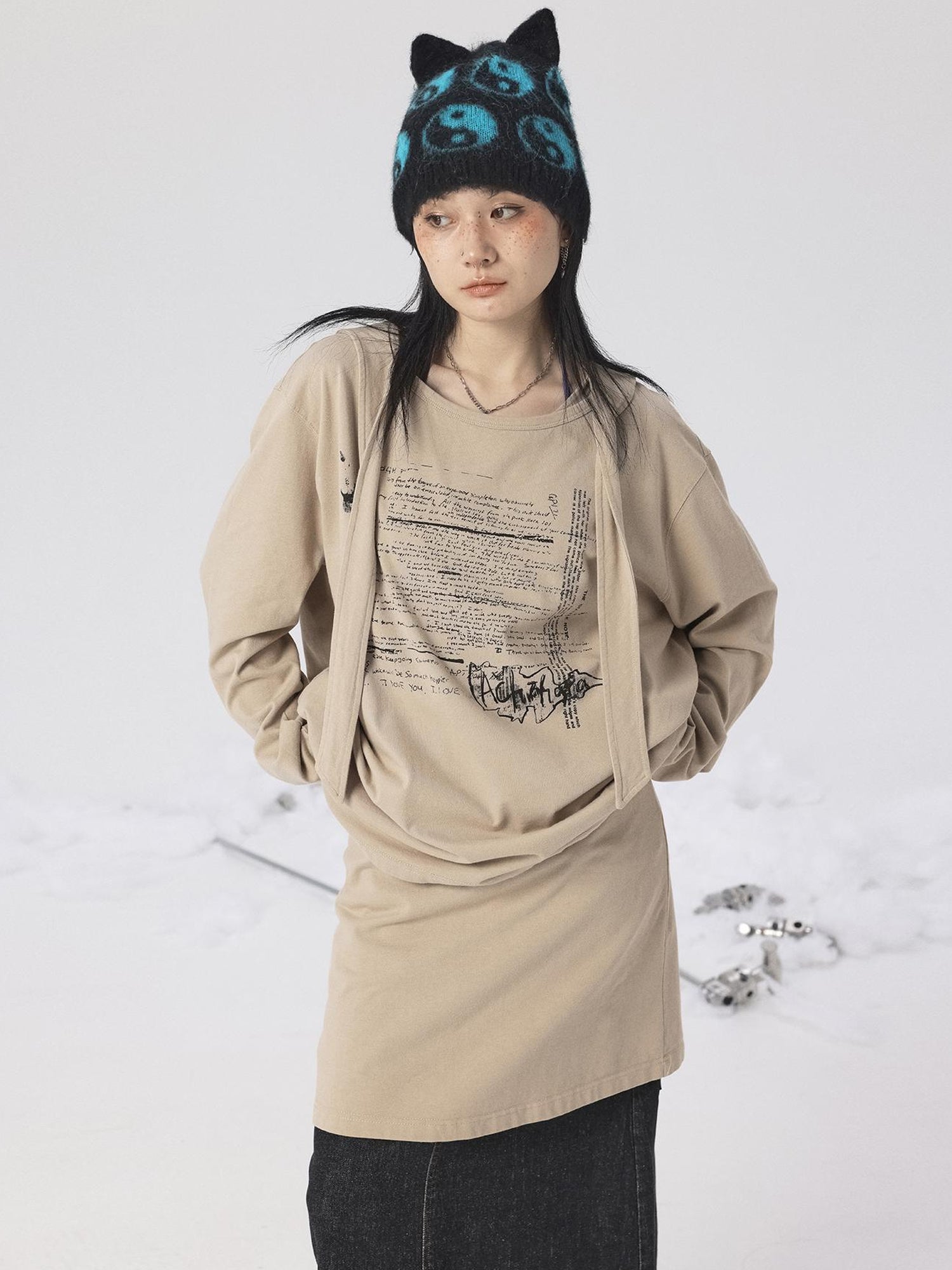 Achihara Oxidized Soap Slice 2.0 Long-Sleeve Hoodie Dress Set