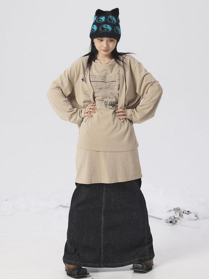Oxidized Soap Slice 2.0 Long-Sleeve Hoodie Dress Set