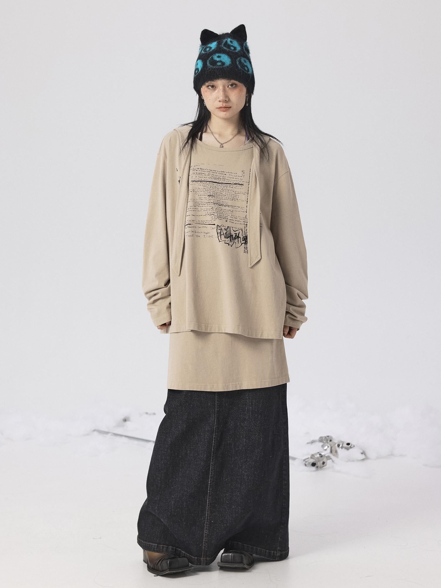 Achihara Oxidized Soap Slice 2.0 Long-Sleeve Hoodie Dress Set