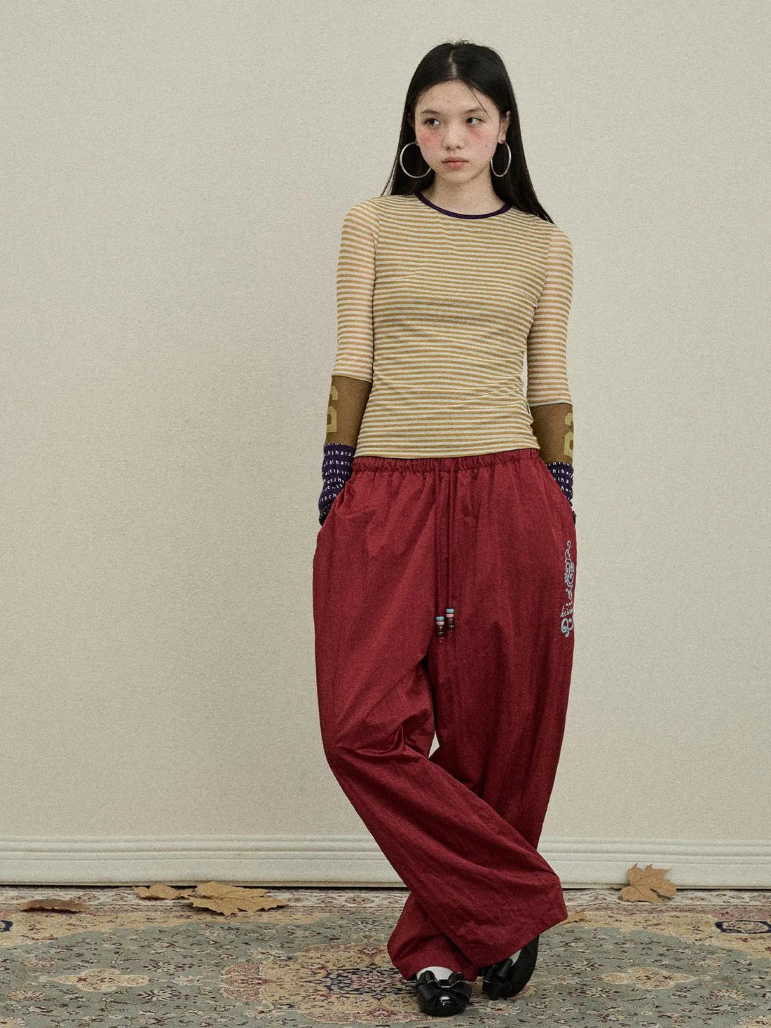 Pixel Sugar Sunscreen T-Shirt V-Neck Long-Sleeve