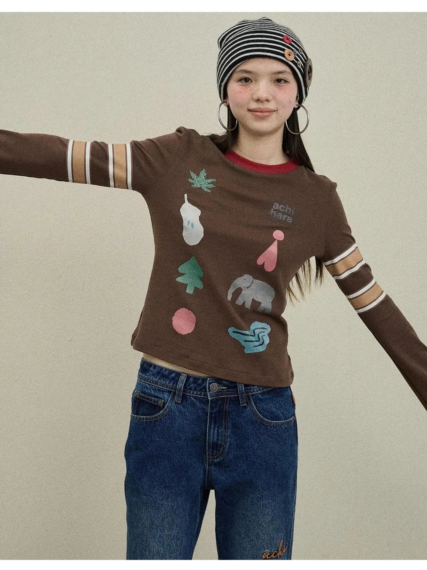 Playful Carnival Scoop Tee