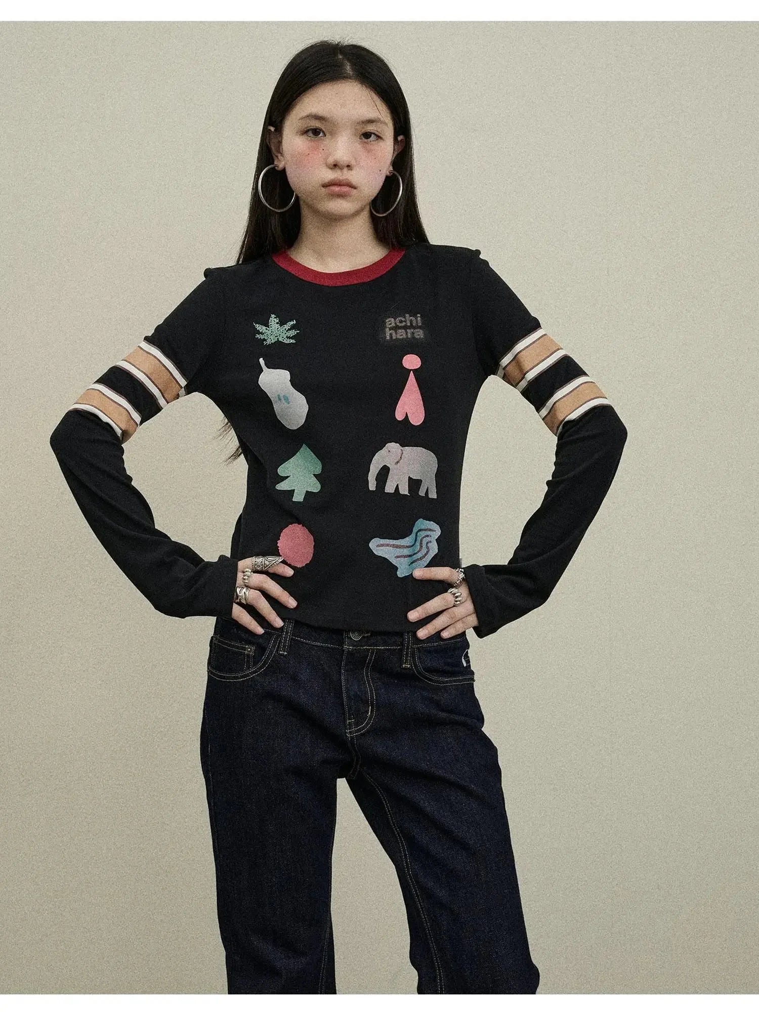 Playful Carnival Scoop Tee