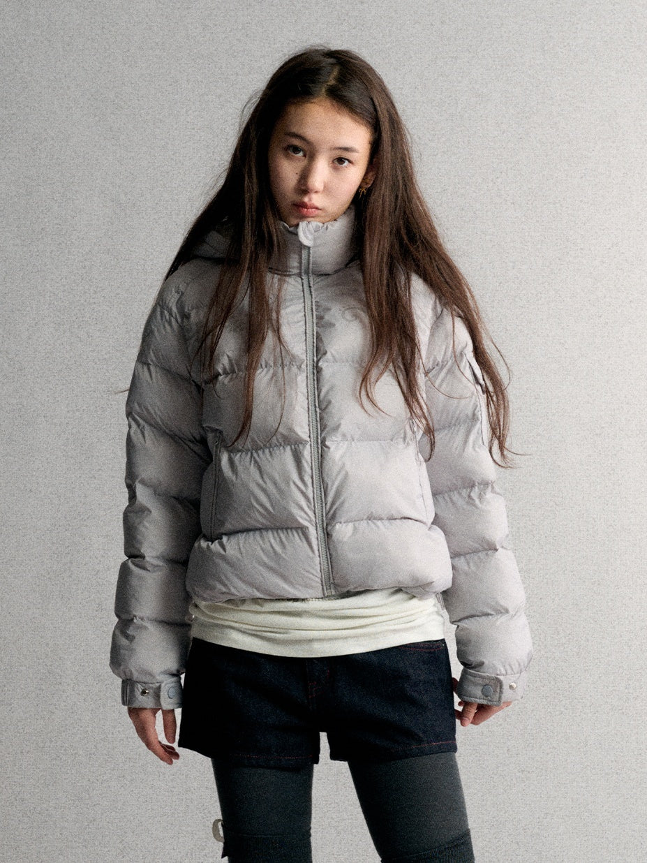 Achihara_Printed_Hooded_Drawstring_Hem_Women&
