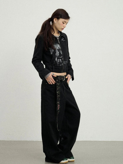 Punk Rock Joan Jett Denim Jacket