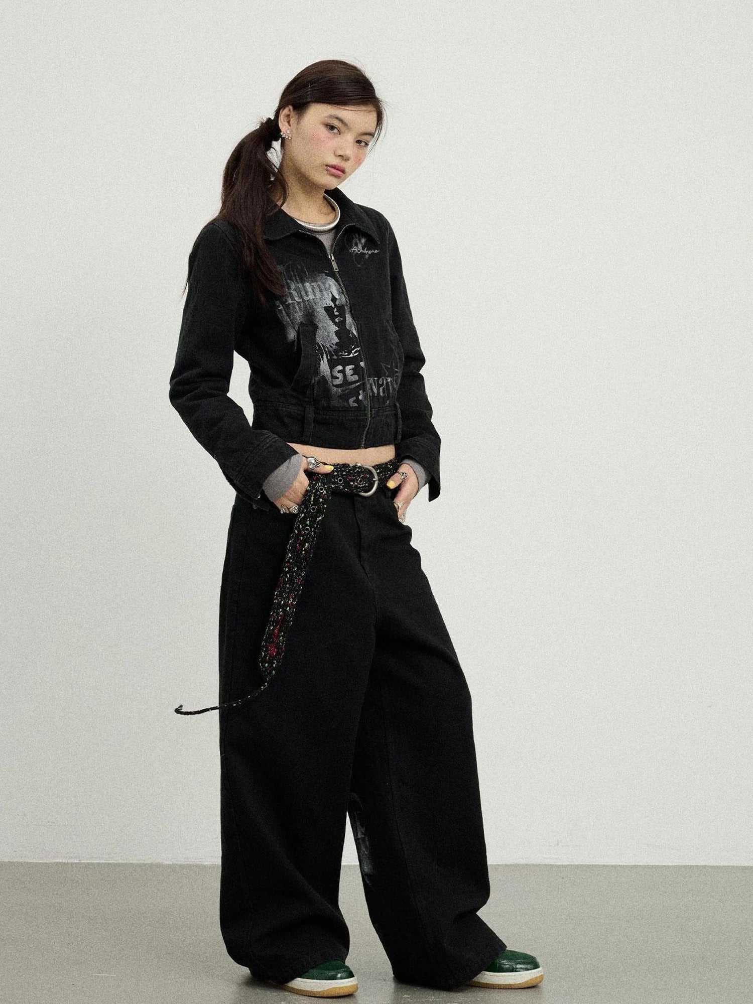 Punk Rock Joan Jett Denim Jacket