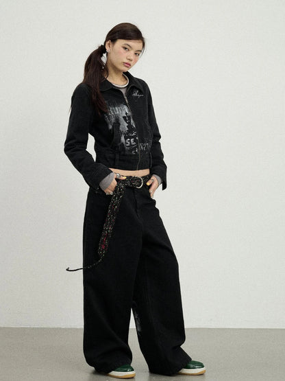 Punk Rock Joan Jett Denim Jacket