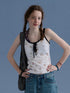 Achihara_Puppy_Cartoon_Colorblock_Print_Slim_Buttoned_Women&