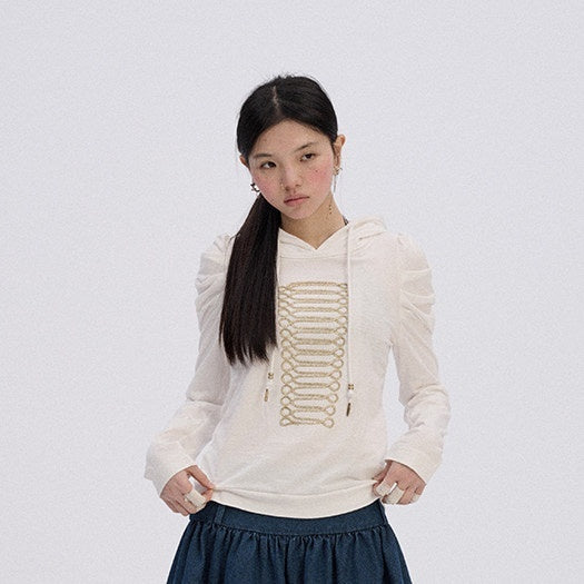 Achihara Pure Cotton Soft White Straight Fit Casual Women Pullover Long Sleeve T-Shirts