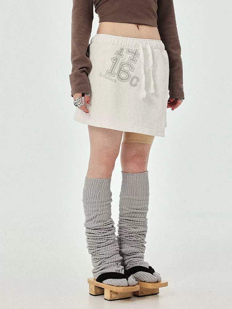 Achihara Renaissance A Line Denim Skirt-2