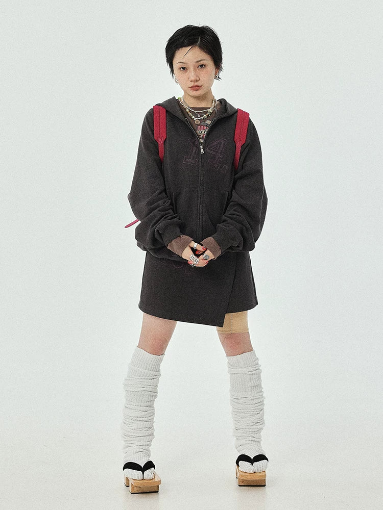 Achihara Renaissance A Line Denim Skirt-4