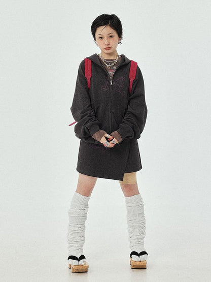 Achihara Renaissance A Line Denim Skirt
