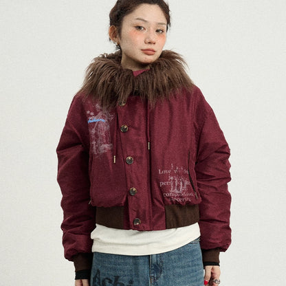 Achihara_Revelation_Inspired_Short_Puffer_Coat_With_Fur_Hood_MISSTT