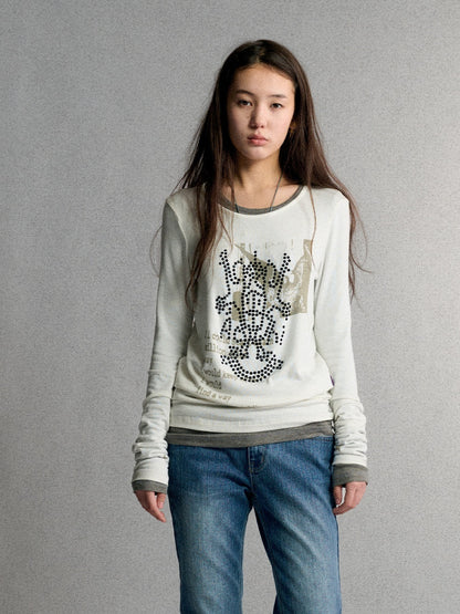 Achihara_Rhinestone_Letter_Contrast_Trim_Women&