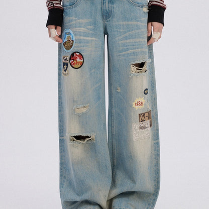 Achihara_Ripped_Natural_Waist_Button_Fly_Women_Washed_Blue_Cotton_Denim_Wide-Leg_Jeans_MISSTT