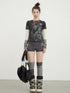 Achihara Rodman Inspired Slim Fit Basketball Tee Long Sleeve Layering Top