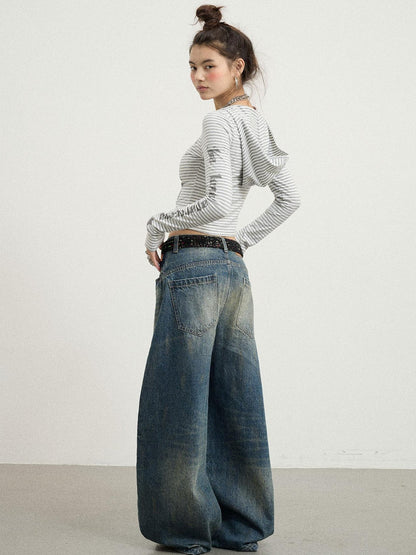 Achihara Salome Summer Tee With Moon Print