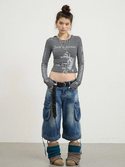 Salome Summer Tee With Moon Print