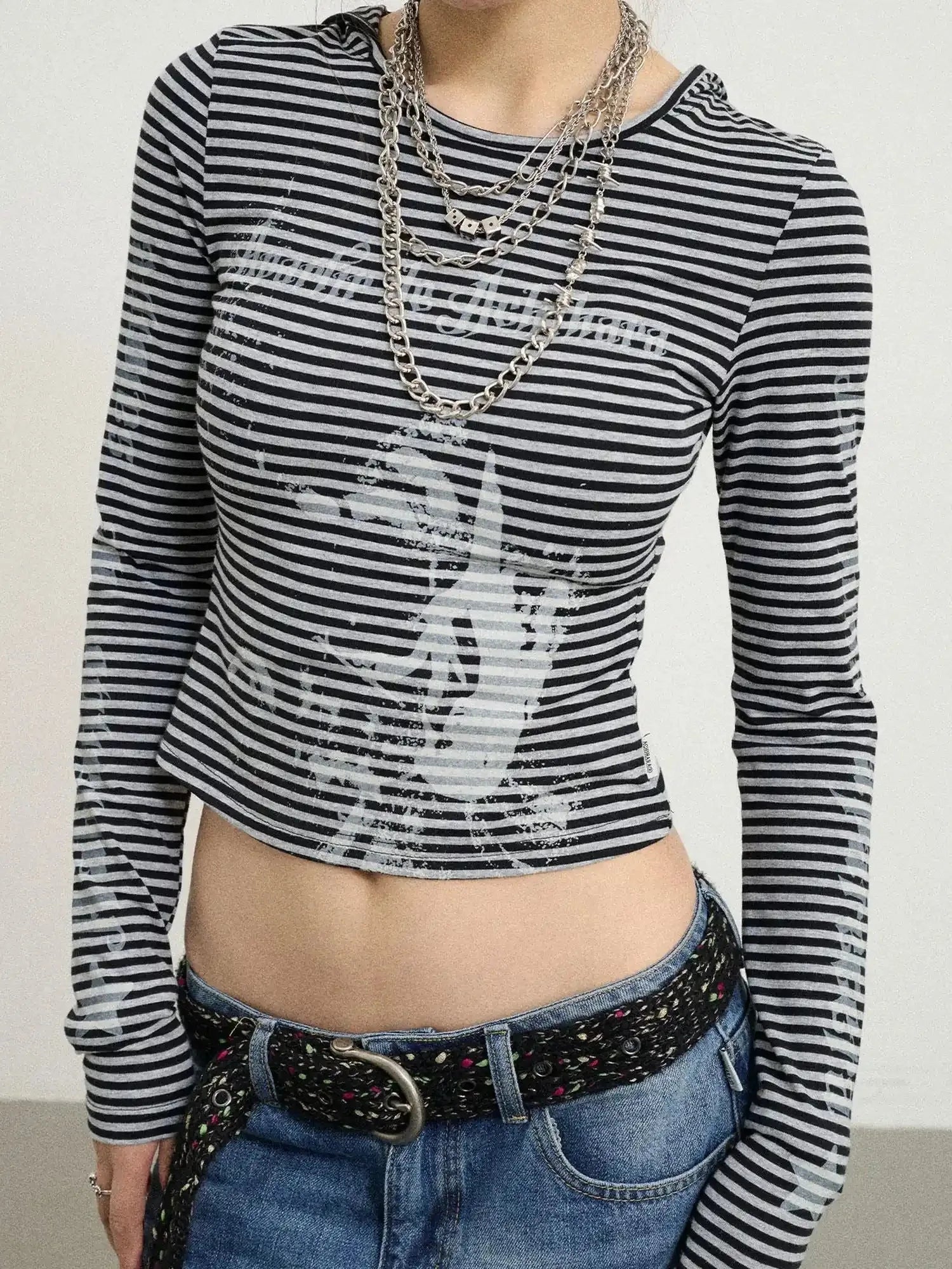 Salome Summer Tee With Moon Print