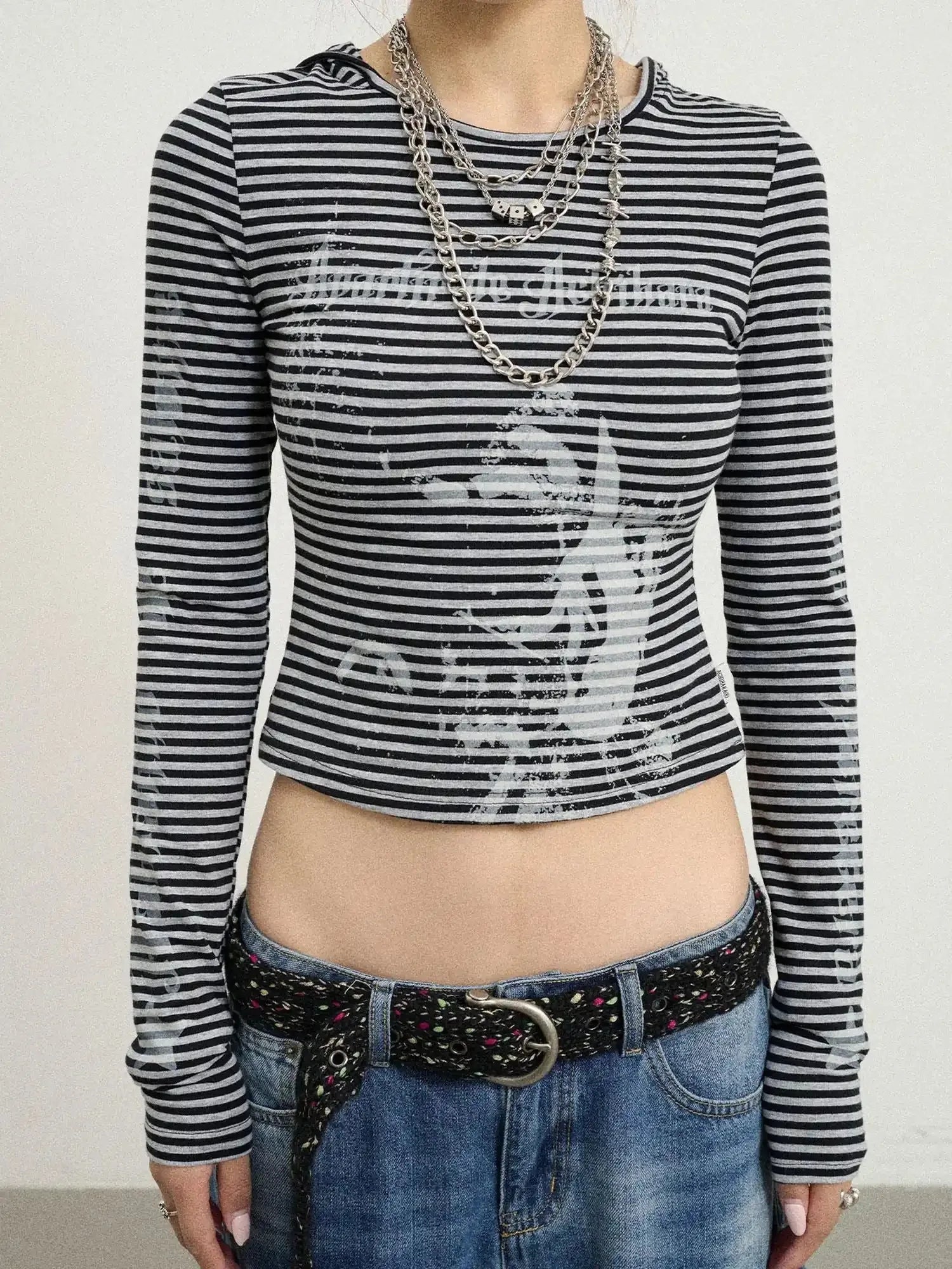 Salome Summer Tee With Moon Print