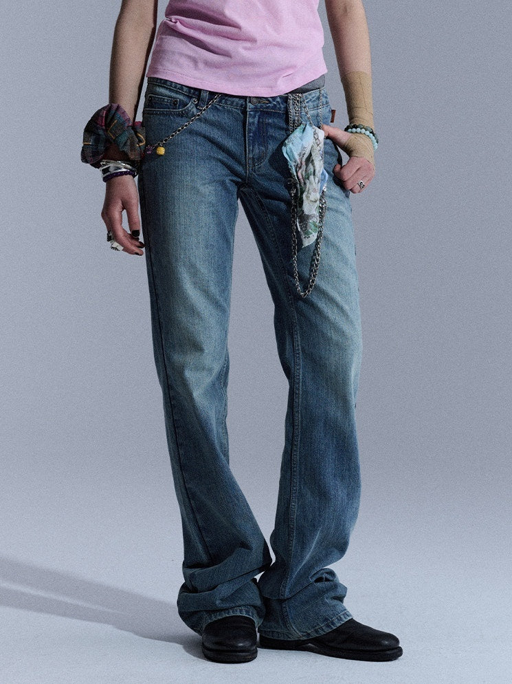 Achihara_Seagull_Motif_Washed_Embroidered_Straight_Women&