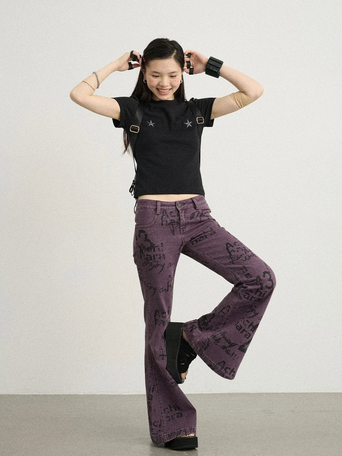 Sleepless Stars Embroidered Tee