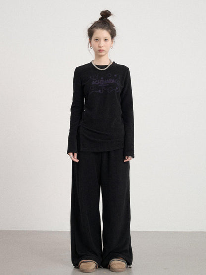 Achihara Sleepy Sheep Cozy Knit Lounge Pants