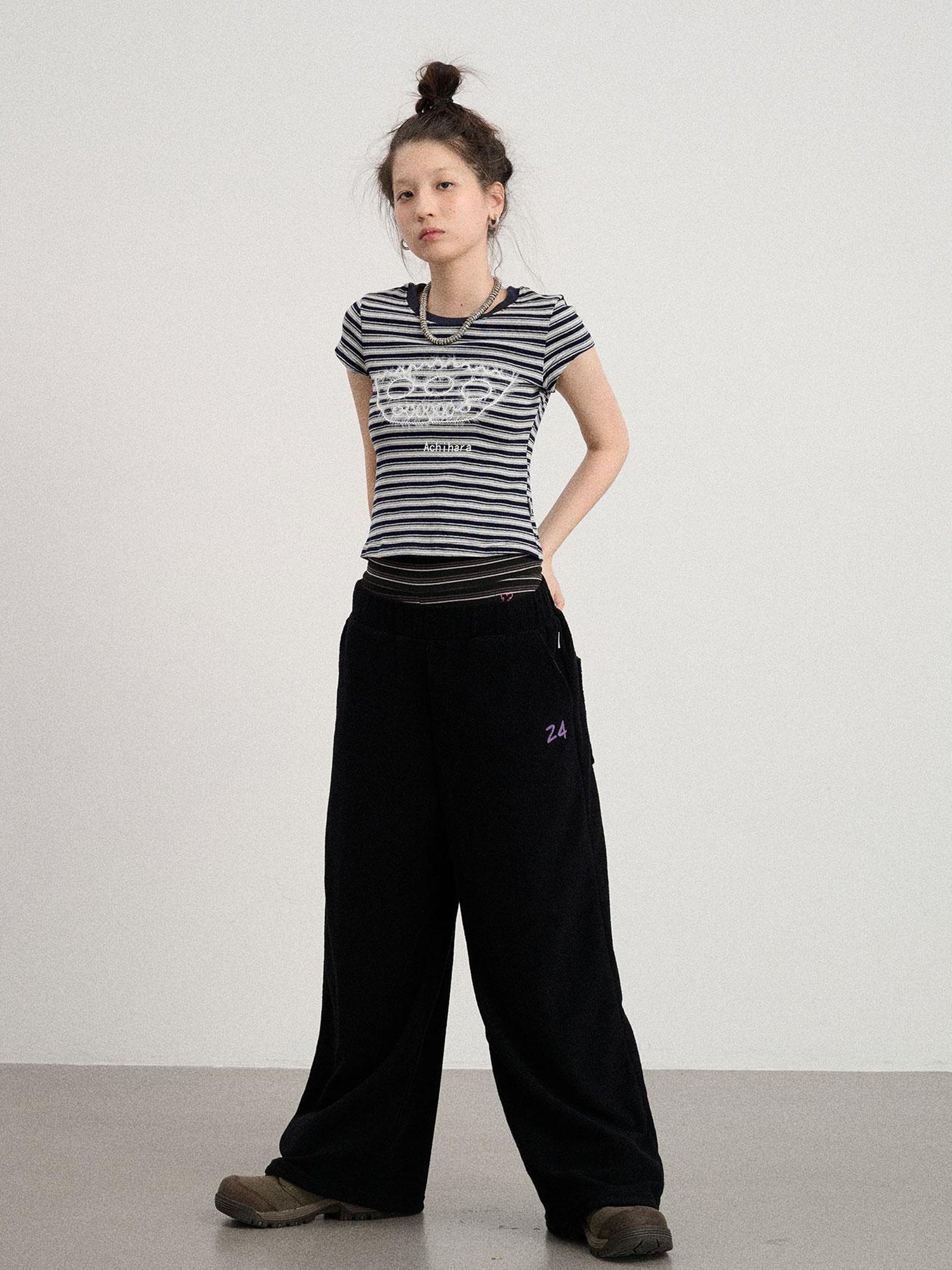 Achihara Sleepy Sheep Cozy Knit Lounge Pants