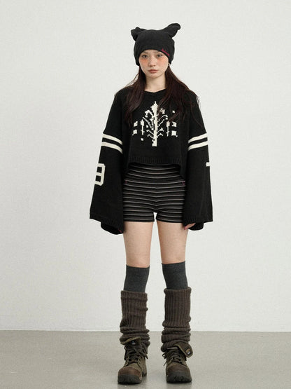 Snowpine Sword Knit Sweater